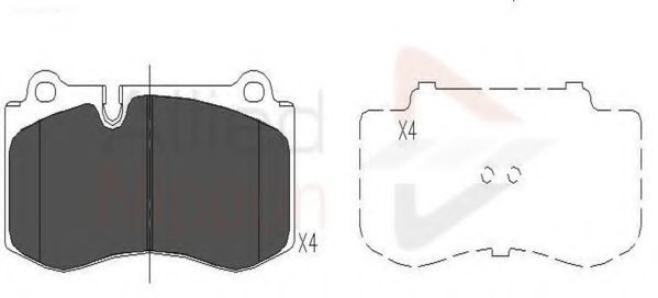Тормозные колодки COMLINE ADB06020