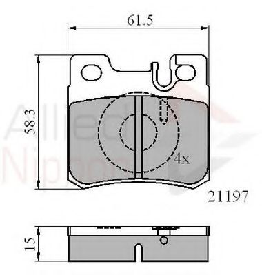 Тормозные колодки COMLINE ADB0226