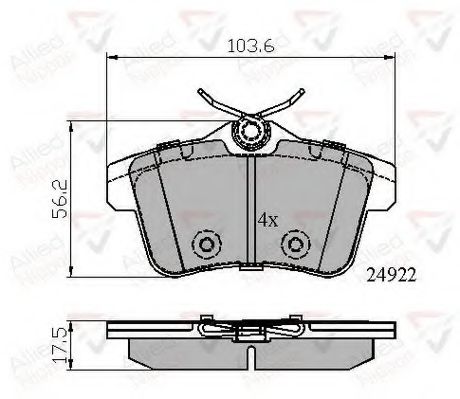 Тормозные колодки COMLINE ADB02045