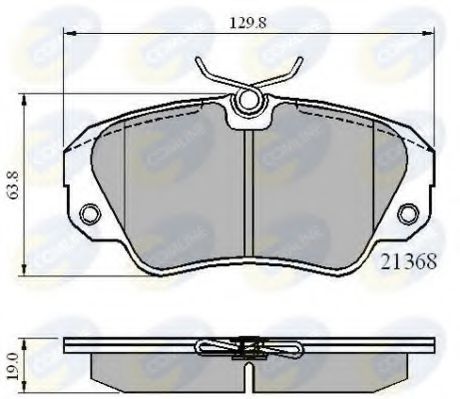 Гальмівні колодки COMLINE CBP0493