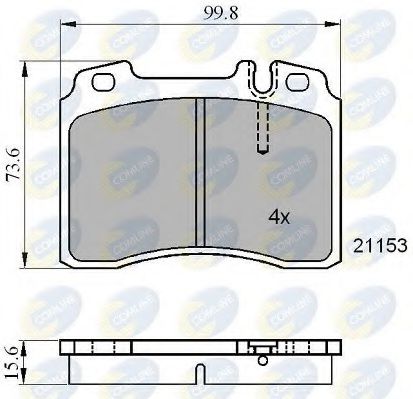 Тормозные колодки COMLINE CBP01006