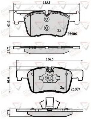 Тормозные колодки COMLINE ADB02130