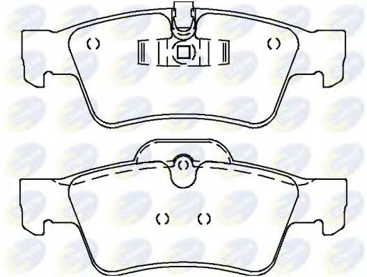 Тормозные колодки COMLINE CBP06059