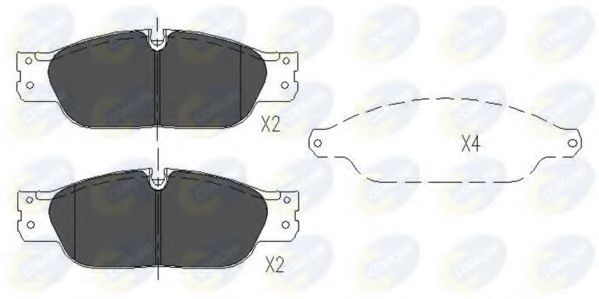 Гальмівні колодки COMLINE CBP01103