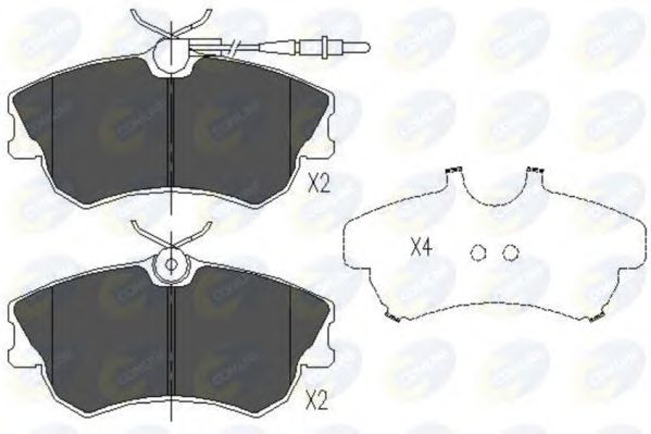 Тормозные колодки COMLINE CBP11539