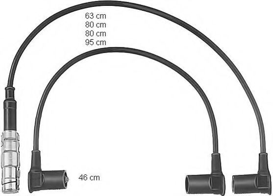 Комплект високовольтних проводів CHAMPION CLS098