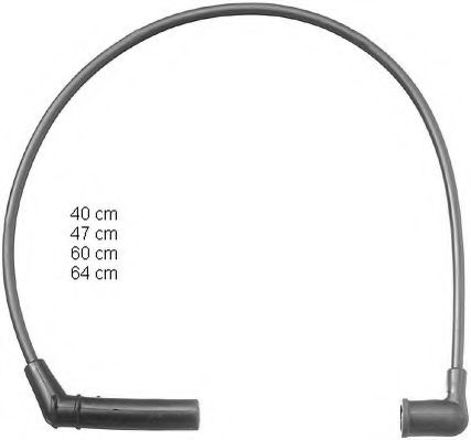 Комплект високовольтних проводів CHAMPION CLS169