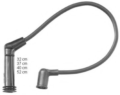 Комплект високовольтних проводів CHAMPION CLS023
