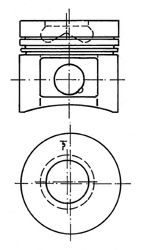 Поршень KOLBENSCHMIDT 91260600