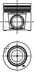 Поршень KOLBENSCHMIDT 40286610