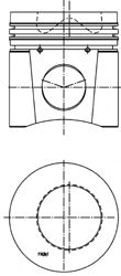 Поршень KOLBENSCHMIDT 40322600