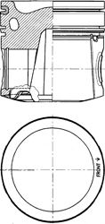 Поршень KOLBENSCHMIDT 41082600