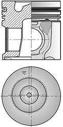 Поршень KOLBENSCHMIDT 41504600