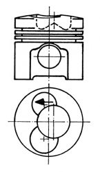 Поршень KOLBENSCHMIDT 93472600