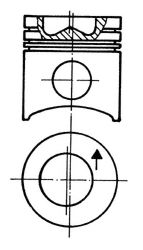 Поршень KOLBENSCHMIDT 93759600