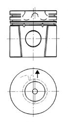 Поршень KOLBENSCHMIDT 94502620