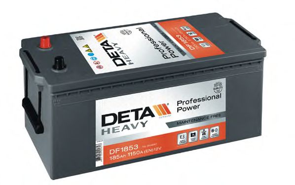 Стартерная аккумуляторная батарея DETA DF1853