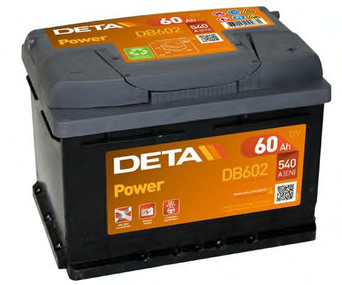 Стартерная аккумуляторная батарея DETA DB602