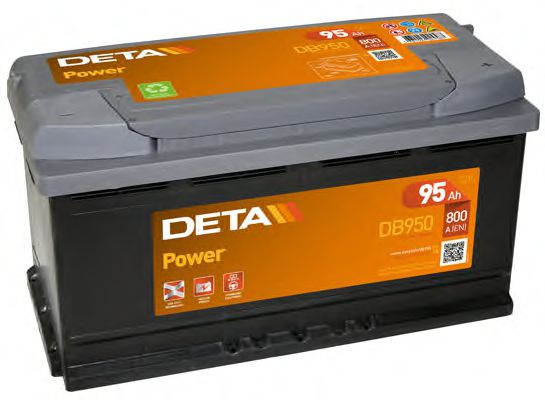 Стартерная аккумуляторная батарея DETA DB950