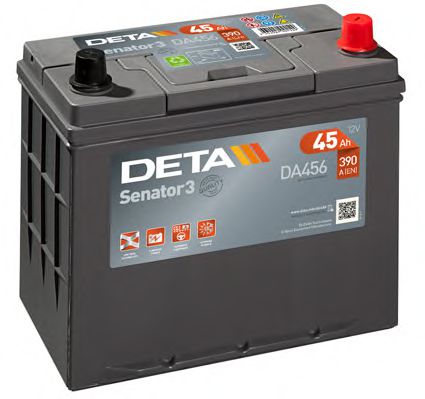 Стартерная аккумуляторная батарея DETA DA456