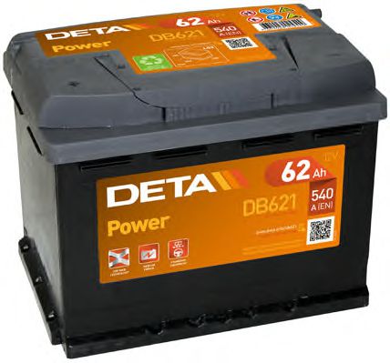 Стартерная аккумуляторная батарея DETA DB621