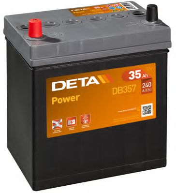 Стартерная аккумуляторная батарея DETA DB357