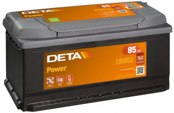 Стартерная аккумуляторная батарея DETA DB852