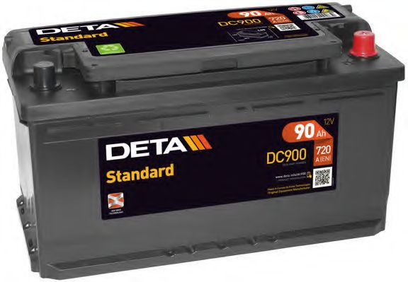 Стартерная аккумуляторная батарея DETA DC900