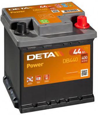 Стартерная аккумуляторная батарея DETA DB440