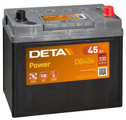 Стартерная аккумуляторная батарея DETA DB454