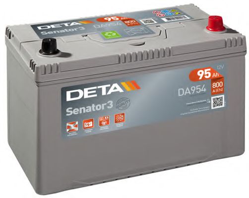Стартерная аккумуляторная батарея DETA DA954