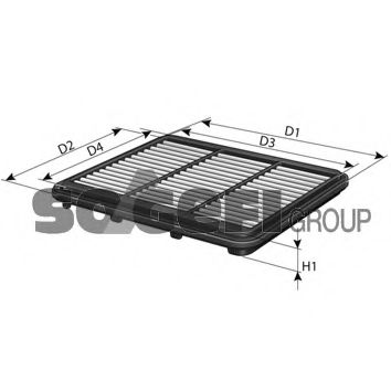 Воздушный фильтр COOPERSFIAAM FILTERS PA7676 - Фото 1