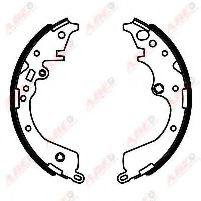 Тормозные колодки ABE C02090ABE