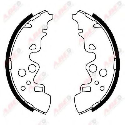 Тормозные колодки ABE C03051ABE