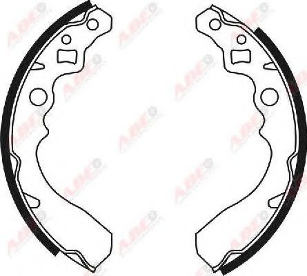 Тормозные колодки ABE C06008ABE