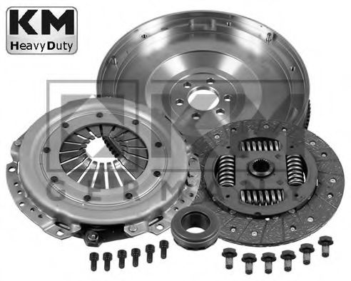 Комплект сцепления KM Germany 069 1666 HEAVYDUTY