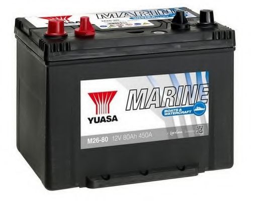 Стартерная аккумуляторная батарея YUASA M26-80