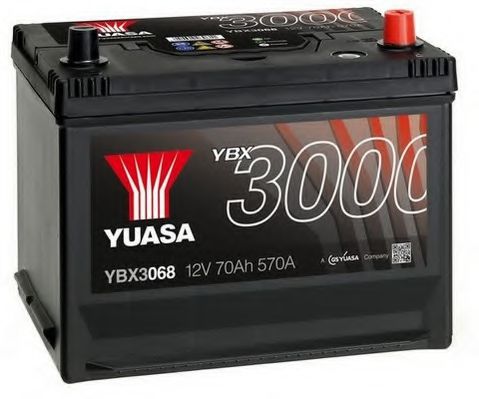 Стартерная аккумуляторная батарея YUASA YBX3068 YBX3000 SMF Batteries