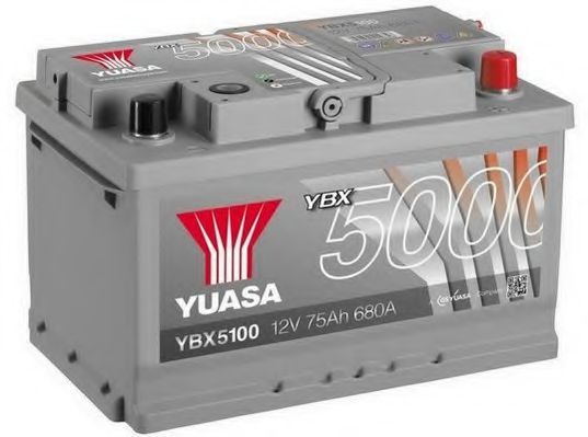 Стартерная аккумуляторная батарея YUASA YBX5100