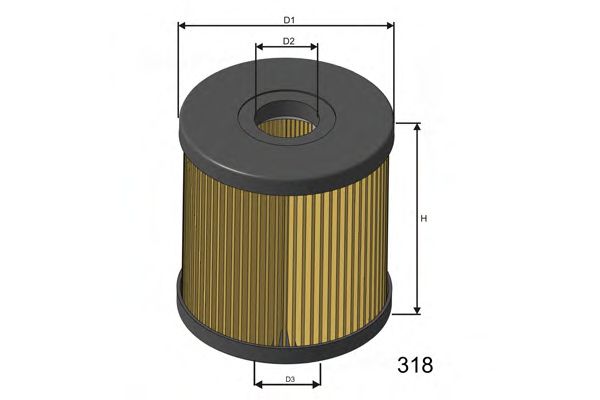 Топливный фильтр MISFAT F119