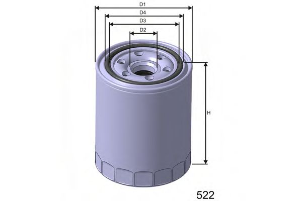 Масляный фильтр MISFAT Z623