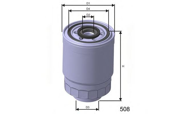 Паливний фільтр MISFAT M443