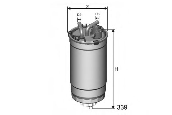 Паливний фільтр MISFAT M391