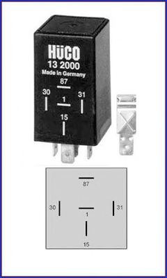 Реле топливного насоса HITACHI 132000 Hueco