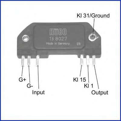 Коммутатор зажигания HITACHI 138027 Hueco