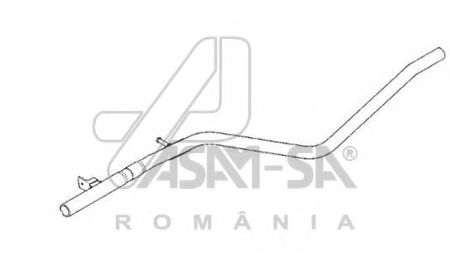 Труба выхлопного газа ASAM 61866