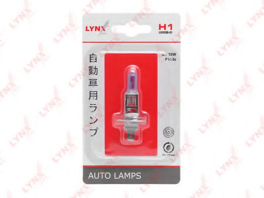 Лампа накаливания LYNXauto L10155B-01 SUPER WHITE (фара дальнего света, основная фара, противотуманная фара, фара с автоматической системой стабилизации) - Фото 1