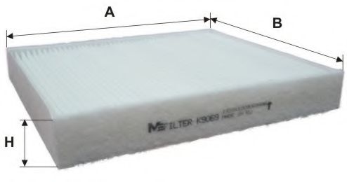 Фільтр салону MFILTER K 9069
