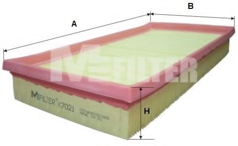 Воздушный фильтр MFILTER K 7021