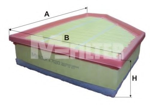 Воздушный фильтр MFILTER K 7020
